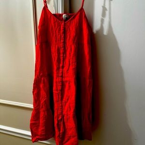 Red Midi Dress